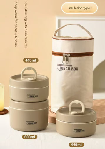 🔥LAST DAY 50% OFF - 🔥Portable Insulated Lunch Container Set🥗