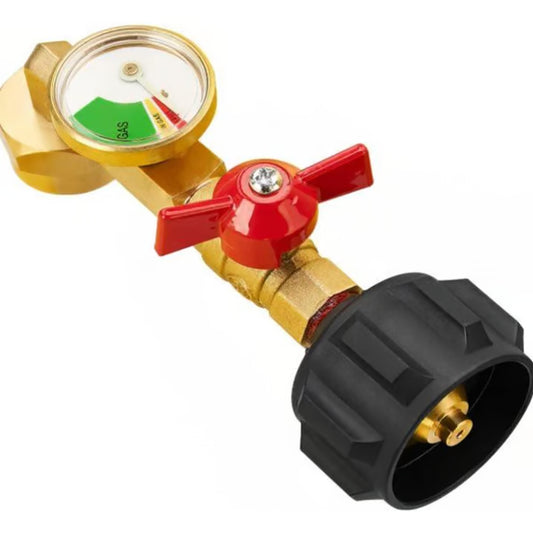 ✨This Week's Special Price💥 Top-Rated Propane Refill Elbow Adapter with Tank Gauge
