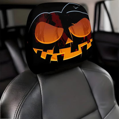 😆 Funny Cartoon Car Headrest Covers – 2PCS Universal Fit 🚗