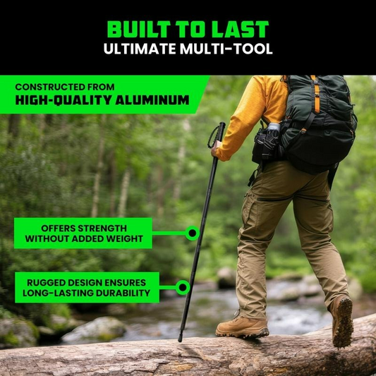 💥70%OFF🔥Tactical Hiking Stick w/ Integrated Survival Kit