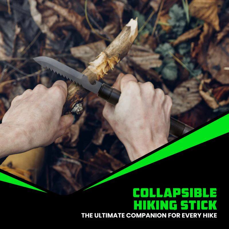 💥70%OFF🔥Tactical Hiking Stick w/ Integrated Survival Kit