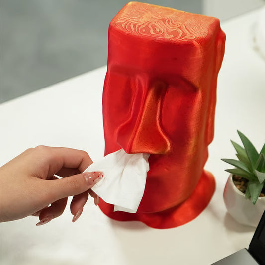 3D Printed Giant Stone Statue Tissue Box🗿